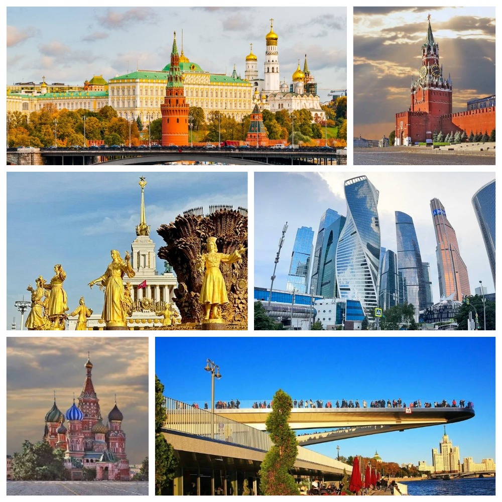 Москва и вся Россия! (Национальный центр «Россия», «Москва-Сити», ВДНХ, Парк «Зарядье», медиакомплекс «Полёт»)