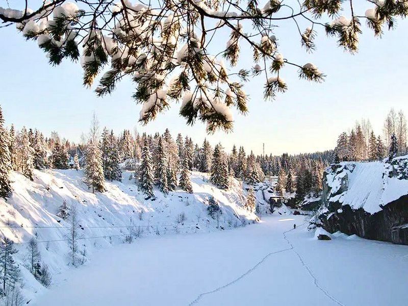 Сказочно-мраморная Карелия (Сортавала – Горный парк Рускеала – Водопады Ахвенкоски)