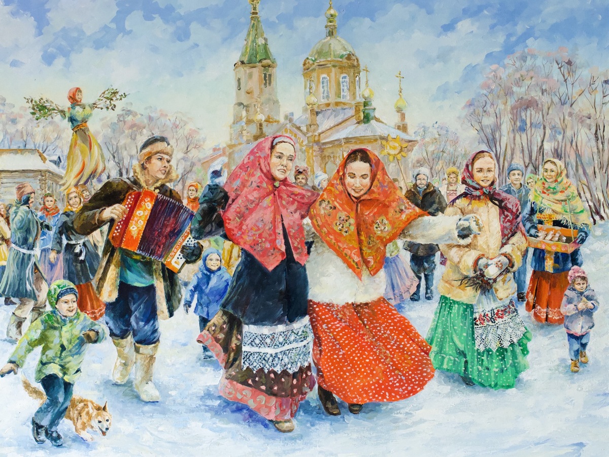 Всешутейшая Масленица в Петербурге (с концертной и гастрономической программой в кафе «Подкова»)