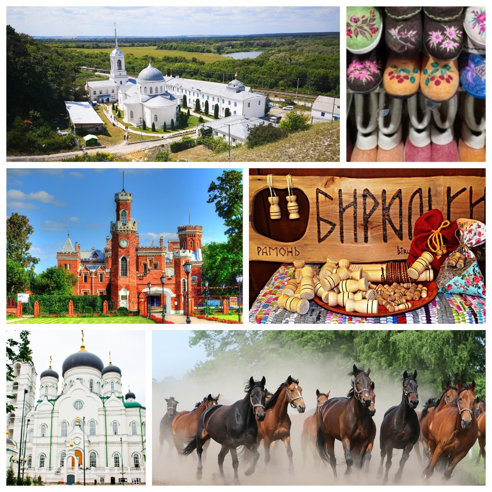Яркие краски Воронежской земли (Тула, Воронеж, Дивногорье, Хреновóе, Бобров, Рамонь)