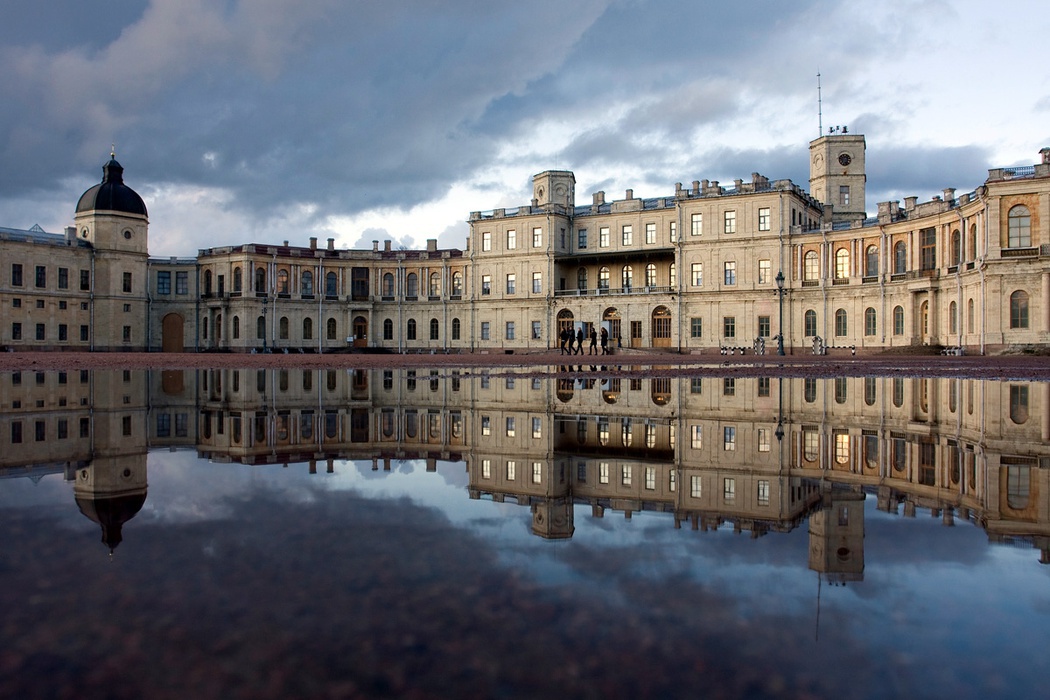 Большой гатчинский дворец фото