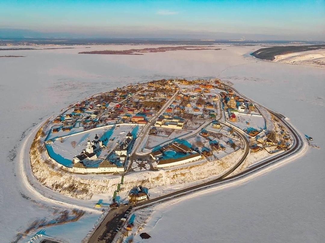 Остров свияжск зимой