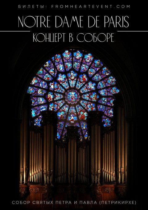 Концерт «Notre Dame de Paris». Ночь в соборе.